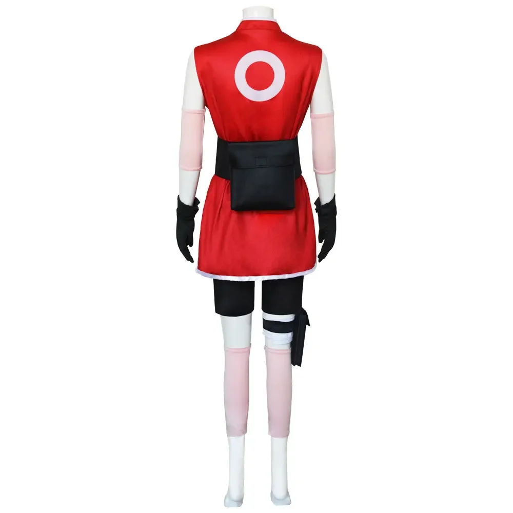 Anime Cosplay Ninja - Costume Cosplay Haruno Sakura per Donne