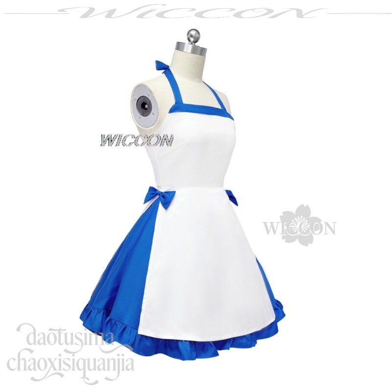 Zenos Anime Cosplay - Costume Ushirono Natsu, Abito Blu e