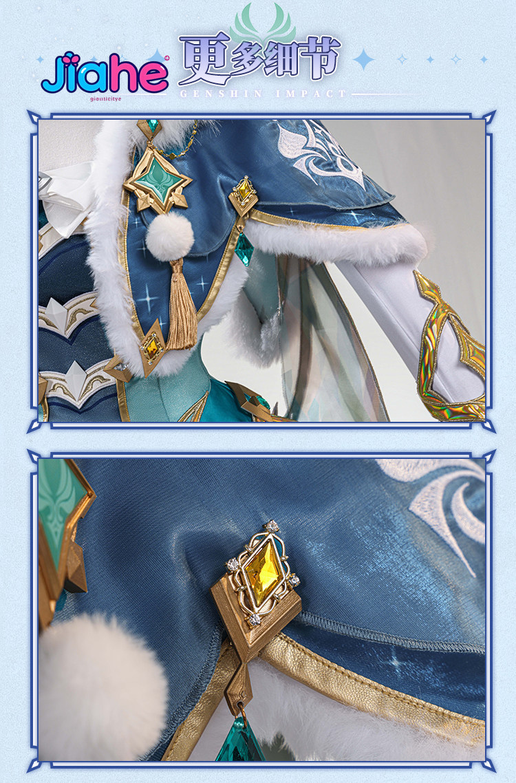 Anime Cosplay Dress For Women - Costume Cosplay di Vesna Genshin Impact,