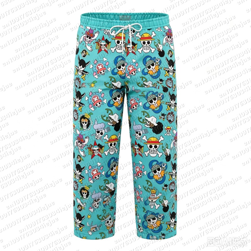 Quick Anime Cosplay - Pantaloncini da Surf per Adulti Luffy