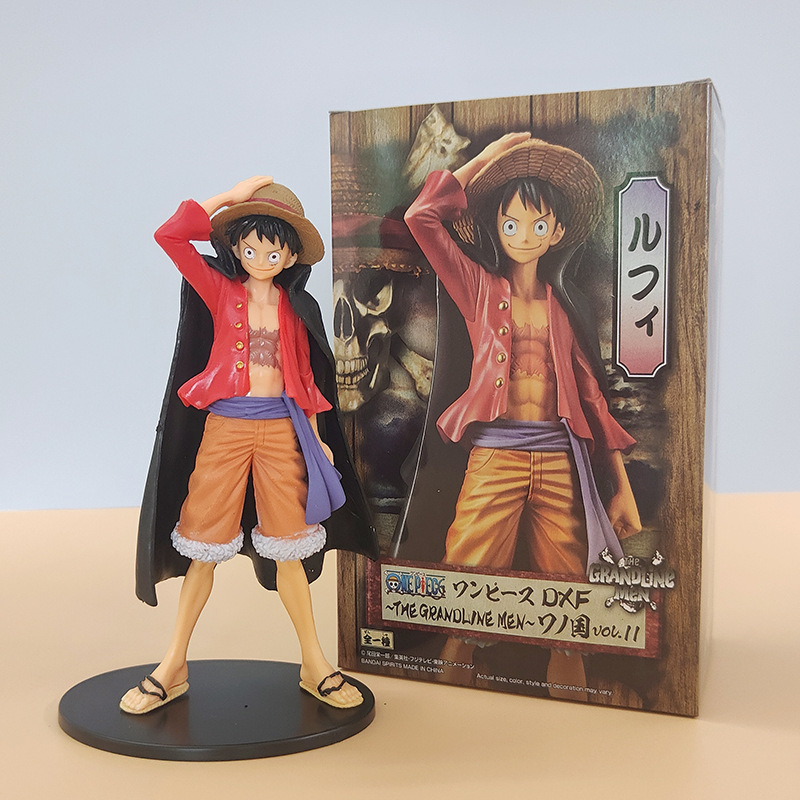 One Piece Straw Hat - 17 cm cartone animato che circonda