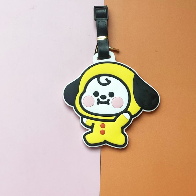 Anime Cosplay Girl Name - Etichette per Bagagli Anime BT21, Ciondolo