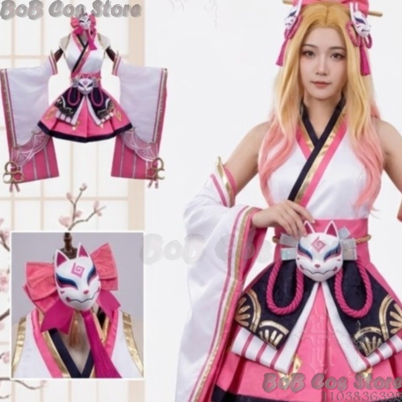 Anime Cosplay Festival - Costume Cosplay Teamfight Tactics Spirit Blossom