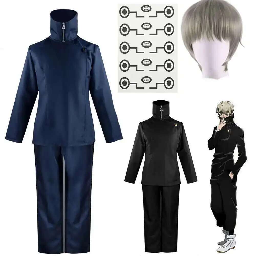 Jujutsu Kaisen Uniform - Nuova Maglietta Scolastica Anime Kaisen, Pantaloni