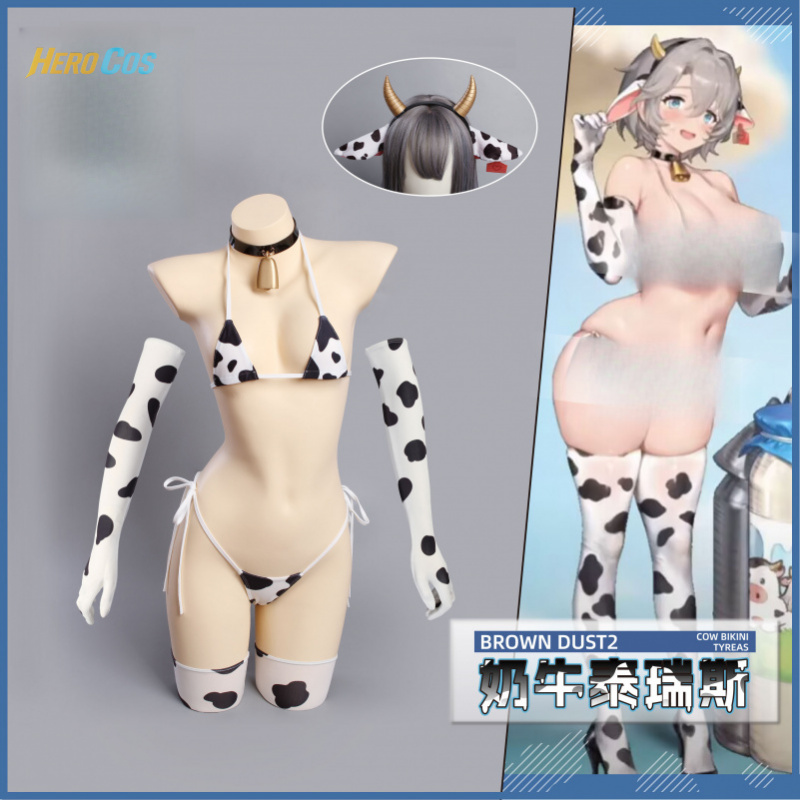 Anime Cosplay Bikini - Gioco browndust2 Therese Costume Cosplay Mucca