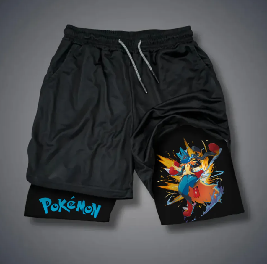 Quick Anime Cosplay - Pokémon Anime Series 2026 Pantaloncini traspiranti