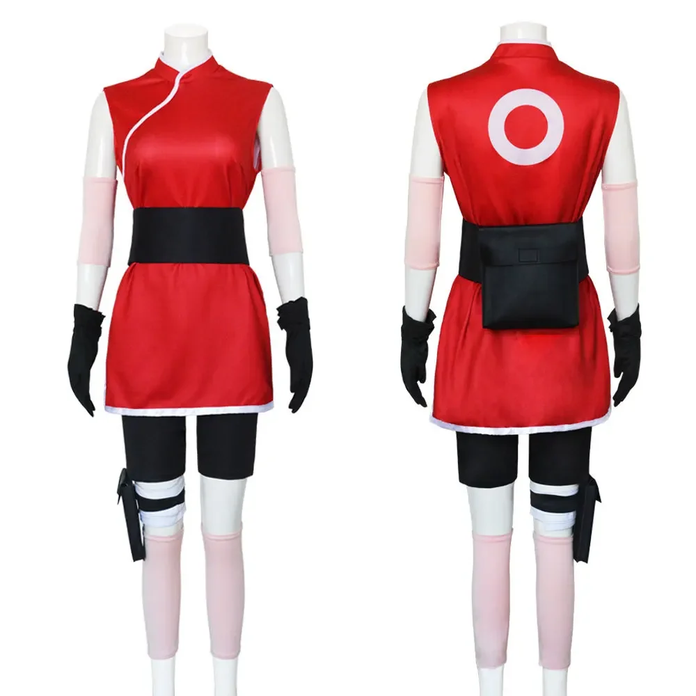 Anime Cosplay Ninja - Costume Cosplay Haruno Sakura, Abito Anime