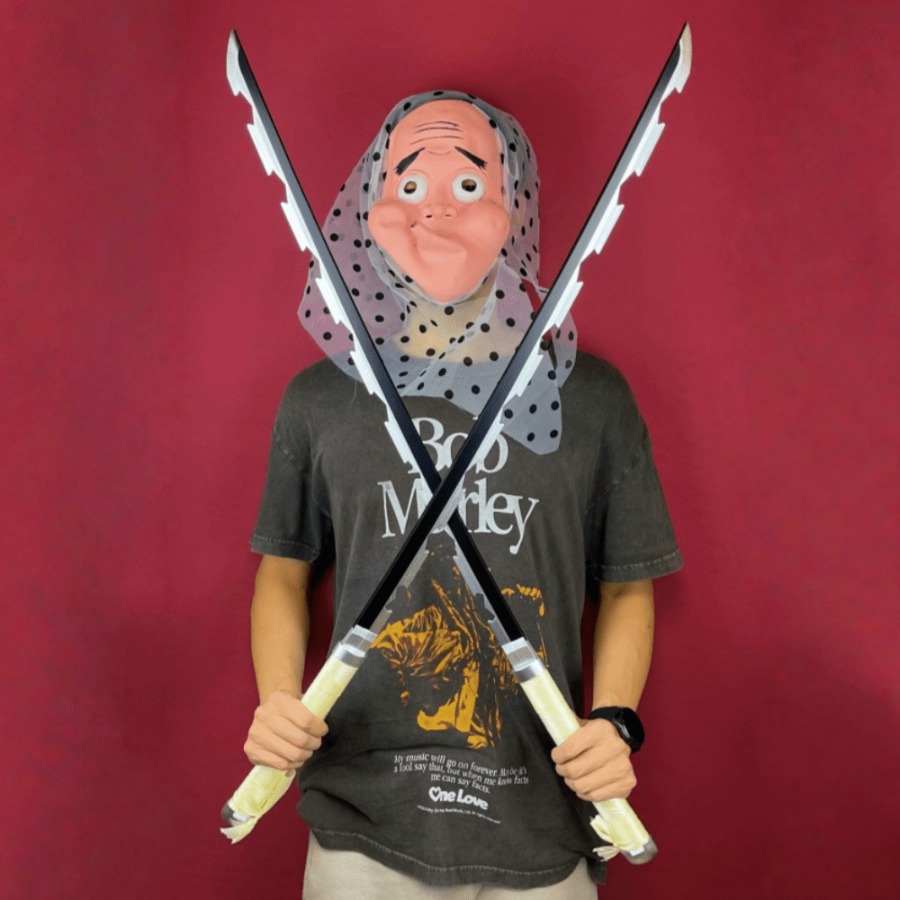 Anime Cosplay Katana - 40 pollici Demone Slayer Inosuke Katana