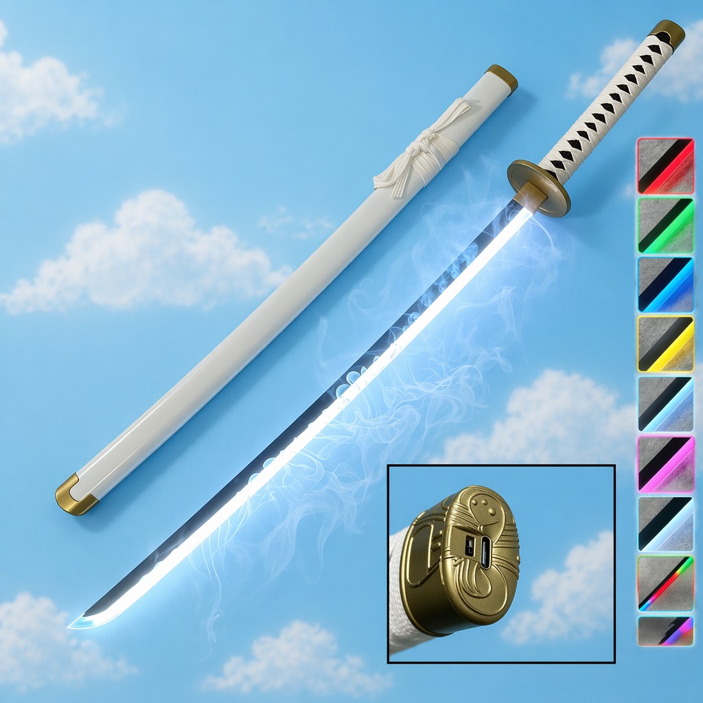 Spada Katana di Roronoa Zoro d - Anime Cosplay Katana recensione e prezzo