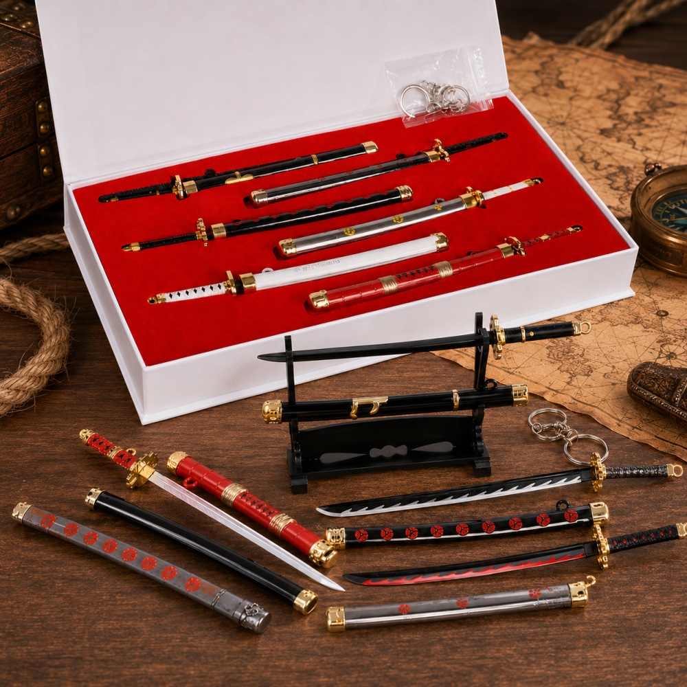 Set di Portachiavi Anime One P - Anime Cosplay Katana recensione e prezzo