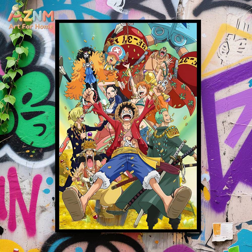 Stampa su tela senza cornice A - One Piece Straw Hat recensione e prezzo