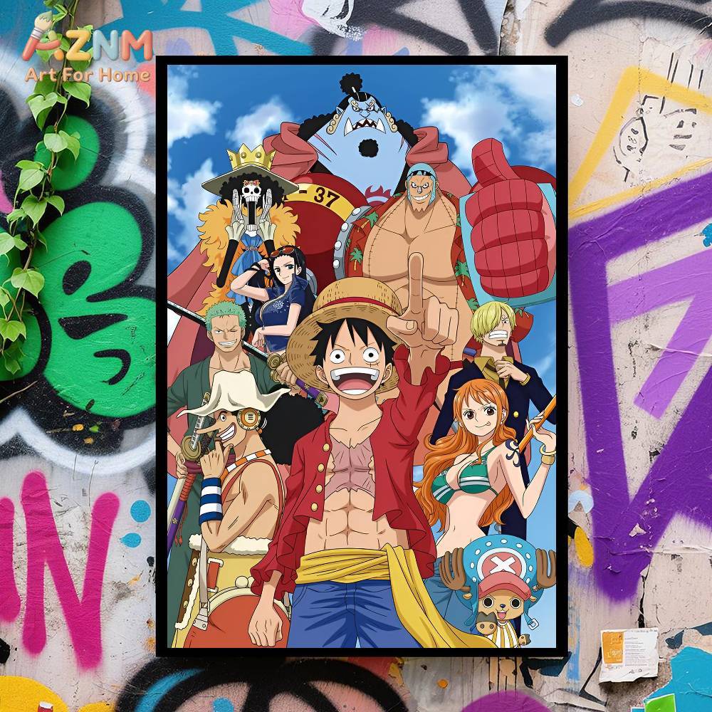 Stampa su tela senza cornice A - One Piece Straw Hat recensione e prezzo