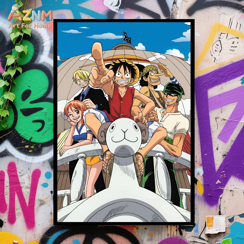 Stampa su tela senza cornice A - One Piece Straw Hat recensione e prezzo