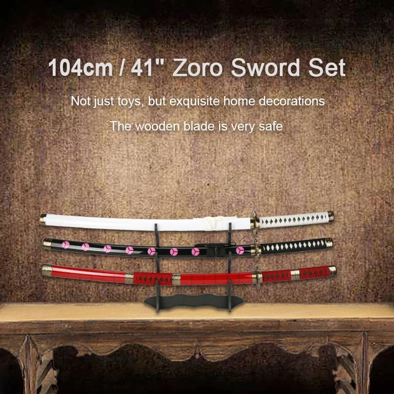 2026 Set di 3 Spade di Roronoa - Anime Cosplay Katana recensione e prezzo