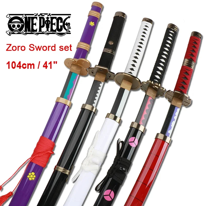 2026 Set di 3 Spade di Roronoa - Anime Cosplay Katana recensione e prezzo