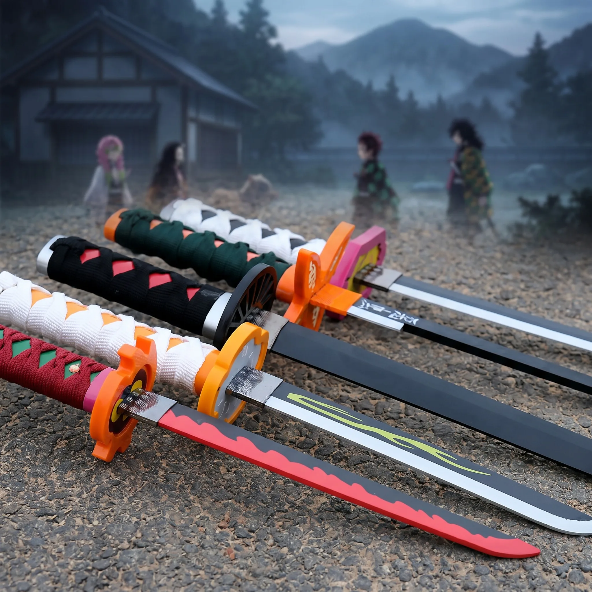 Katana Demon Slayer 72-104cm T - Anime Cosplay Katana recensione e prezzo