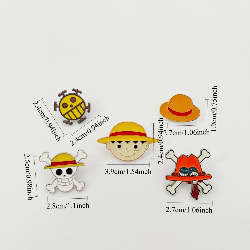 Spilla decorativa a tema One P - One Piece Straw Hat recensione e prezzo